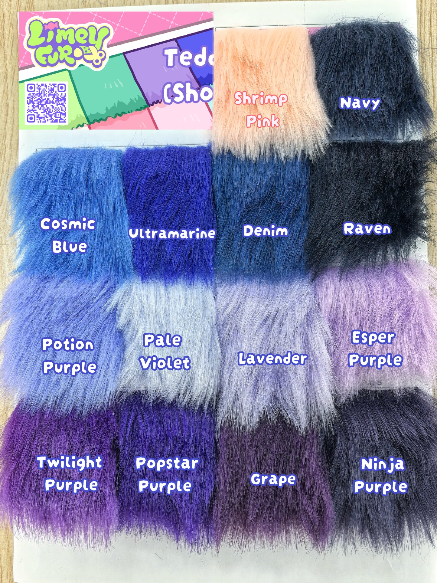 Teddy-fur Swatch Set