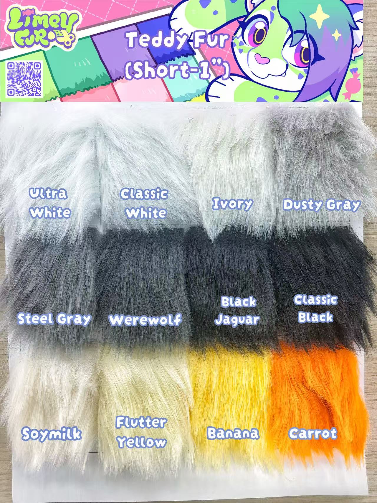 Teddy-fur Swatch Set