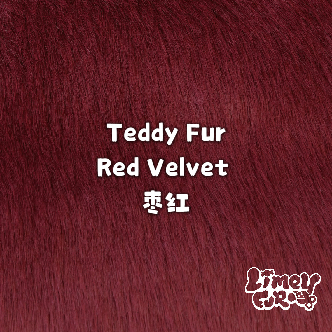 Teddy Fur-Red Velvet *PREORDER- Ships December*