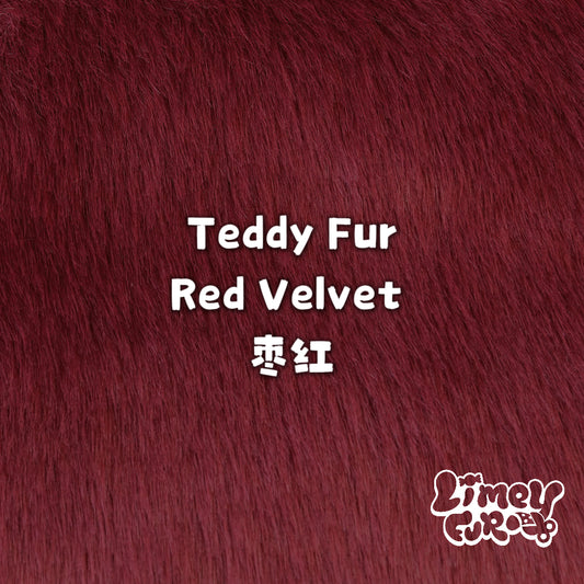 Teddy Fur-Red Velvet *PREORDER- Ships December*