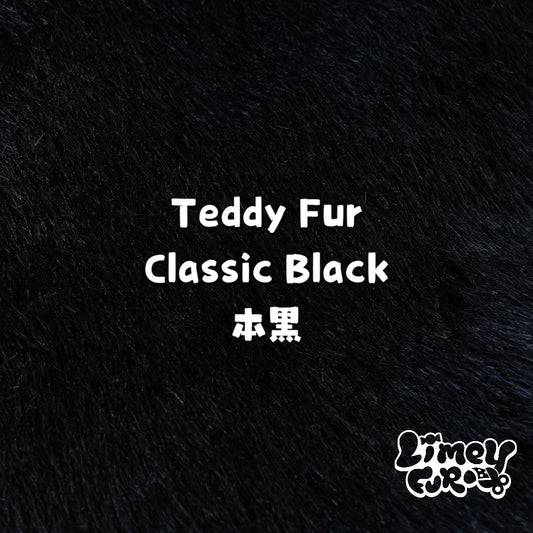 Teddy Fur-Classic Black *PREORDER- Ships December*