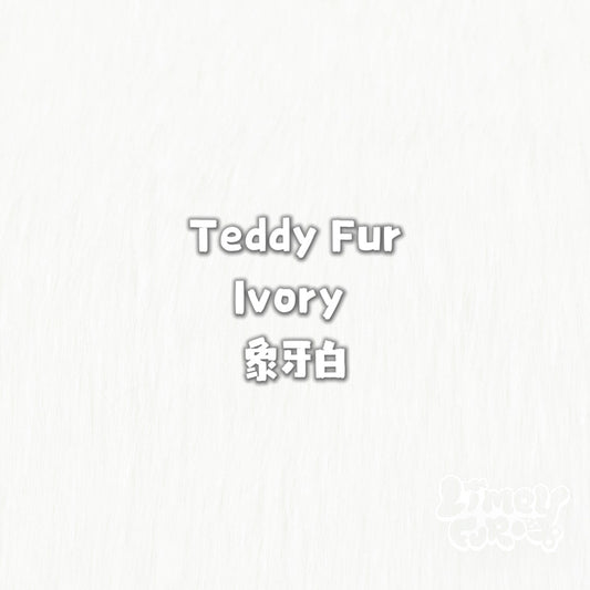 Teddy Fur-Ivory *PREORDER- Ships December*